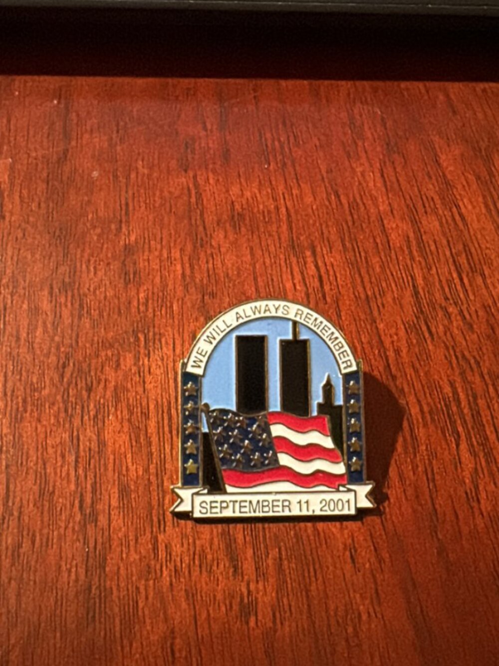 September 11, 2001 “We Will Always Remember” Pin